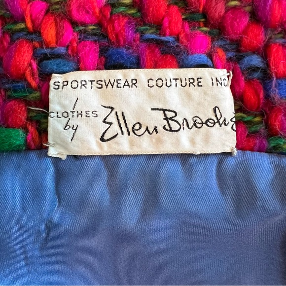 🎉HP🎉 RARE Vintage Amelia Gray Beverly Hills Knit Winter Jacket Coat EUC 1960s - Picture 11 of 16